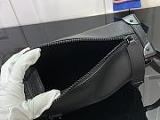 Fortok Louis Vuitton Side Trunk Bag Black M24309 21x14x6cm  - 4