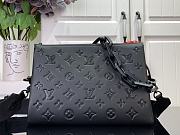 Fortok Louis Vuitton Coussin Bag Black Black Buckle M57790 26x20x12cm - 1