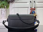 Fortok Louis Vuitton Twist West Bag Black Black Buckle M25236 12x7x23.5cm - 6
