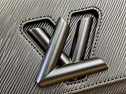Fortok Louis Vuitton Twist West Bag Black Black Buckle M25236 12x7x23.5cm - 2