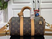 Fortok Louis Vuitton Keepall Bandoulière 25 Bag Brown M12627 25x15x11cm - 5
