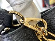 Fortok Louis Vuitton Capucines Mini Bag Black M12345 21x13.6x8cm  - 3