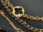 Fortok Louis Vuitton Capucines Mini Bag Black M12345 21x13.6x8cm  - 2