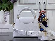 Fortok Louis Vuitton Capucines Mini Bag White M12279 21x13.6x8cm  - 4