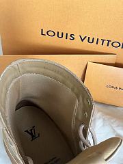 Fortok Louis Vuitton Ranger Ankle Boots Beige - 6