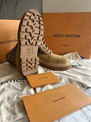 Fortok Louis Vuitton Ranger Ankle Boots Beige - 2