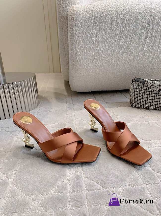 Fortok Saint Laurent High Heels Brown - 1