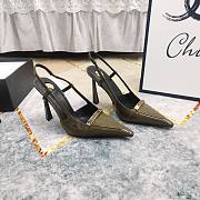 Fortok Saint Laurent Belt Buckle Sandals Green - 1