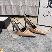 Fortok Saint Laurent Belt Buckle Sandals Beige - 1