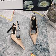 Fortok Saint Laurent Belt Buckle Sandals Beige - 4