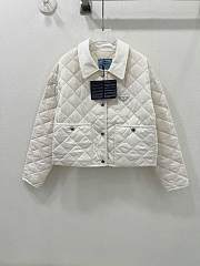 Fortok Prada Cotton Jacket + Skirt Set White - 5