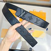 Fortok Louis Vuitton Belt Black Buckle M0032 40mm - 2