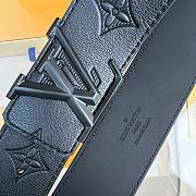 Fortok Louis Vuitton Belt Black Buckle M0032 40mm - 6
