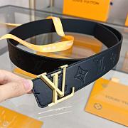 Fortok Louis Vuitton Belt Gold Buckle M0032 40mm - 6