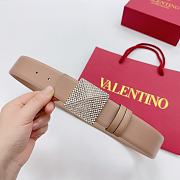 Fortok Valentino Garavani One Stud Belt Beige  - 1