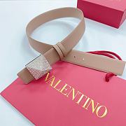 Fortok Valentino Garavani One Stud Belt Beige  - 6