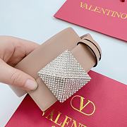 Fortok Valentino Garavani One Stud Belt Beige  - 3
