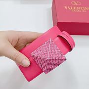 Fortok Valentino Garavani Pink One Stud Belt Pink - 3
