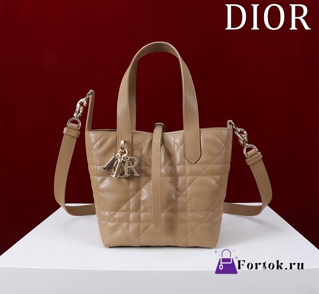 Fortok Dior Toujours Bag Brown 16x18x12cm - 1