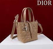 Fortok Dior Toujours Bag Brown 16x18x12cm - 4