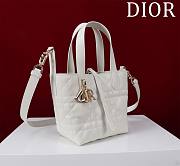Fortok Dior Toujours Bag White 16x18x12cm - 6