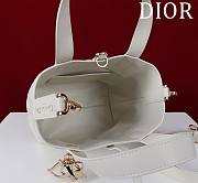 Fortok Dior Toujours Bag White 16x18x12cm - 4