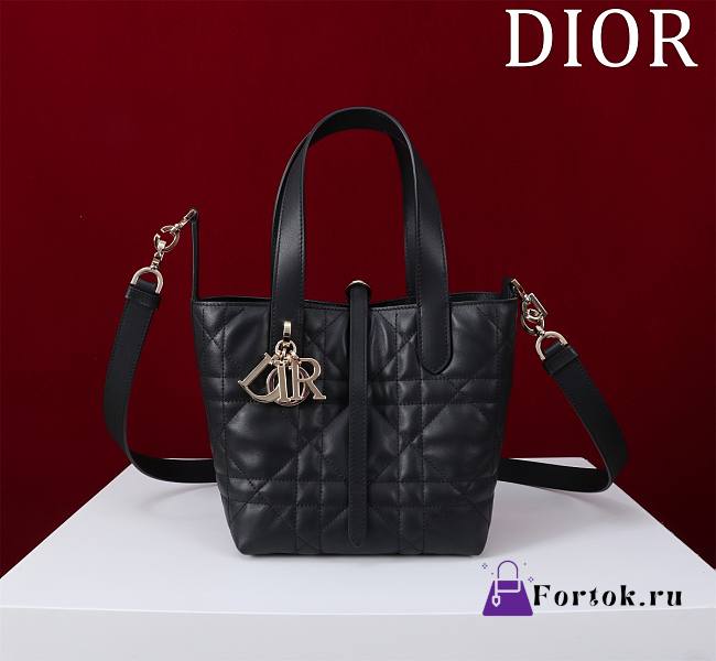 Fortok Dior Toujours Bag Black 16x18x12cm - 1