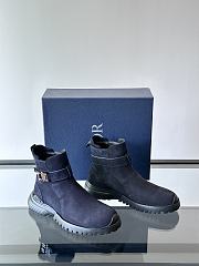 Fortok Dior Buffalo Boots Black Velvet Leather   - 2