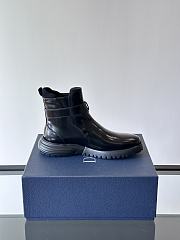 Fortok Dior Buffalo Boots Black Patent Leather - 2