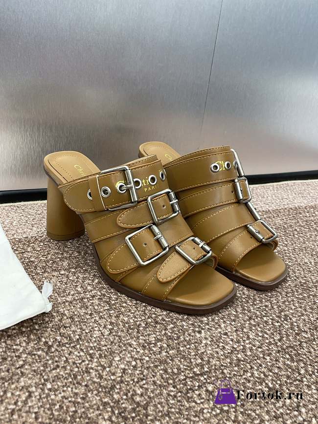 Fortok Diot D-Avenue High-Heeled Sandals Beige  - 1