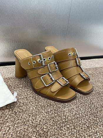 Fortok Diot D-Avenue High-Heeled Sandals Beige 