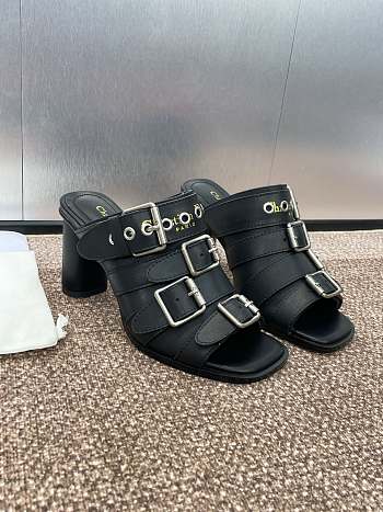 Fortok Diot D-Avenue High-Heeled Sandals Black