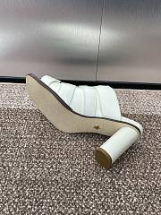 Fortok Diot D-Avenue High-Heeled Sandals White - 6