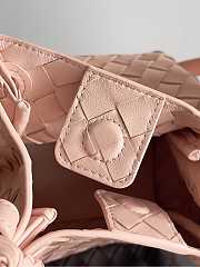 Fortok Bottega Veneta Small Parachute Bag Pink 796569 21x17x16.5cm - 3
