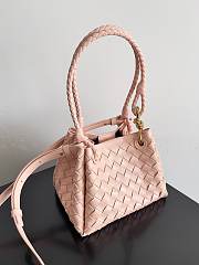 Fortok Bottega Veneta Small Parachute Bag Pink 796569 21x17x16.5cm - 6