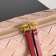 Fortok Bottega Veneta Mini Ceiling Bag Pink & Red 794258 18.5x11.5x8.5cm - 3