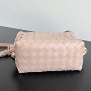 Fortok Bottega Veneta Loop Bag Pink 796615 19x12x9cm - 5