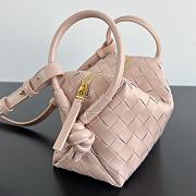 Fortok Bottega Veneta Loop Bag Pink 796615 19x12x9cm - 4