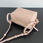 Fortok Bottega Veneta Loop Bag Pink 796615 19x12x9cm - 3