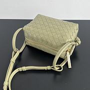 Fortok Bottega Veneta Loop Bag Light Green 796615 19x12x9cm - 3
