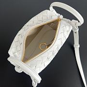 Fortok Bottega Veneta Loop Bag White 796615 19x12x9cm - 6