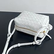 Fortok Bottega Veneta Loop Bag White 796615 19x12x9cm - 5