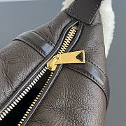 Fortok Bottega Veneta Wallace Mini Lamb Fur Top-Handle Bag 20x13x9.5cm - 2