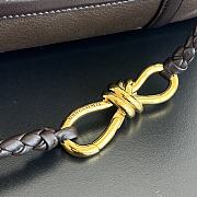 Fortok Bottega Veneta Andiamo Small Leather-Shearling Top-Handle Bag 806088 25x22x10.5cm - 2