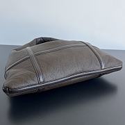Fortok Bottega Veneta Hop Leather-Shearling Bag Brown 806093 41x20.5x7.5cm - 5