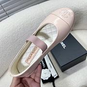 Fortok Chanel Mary Jane Shoes Pink Patent Leather - 2