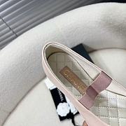 Fortok Chanel Mary Jane Shoes Pink Patent Leather - 3