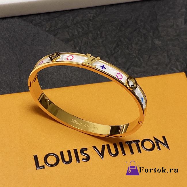 Fortok Louis Vuitton Bracelet White Multicolor - 1