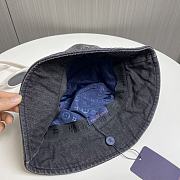 Fortok Louis Vuitton Black Denim Bucket Hat - 6