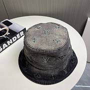 Fortok Louis Vuitton Black Denim Bucket Hat - 4